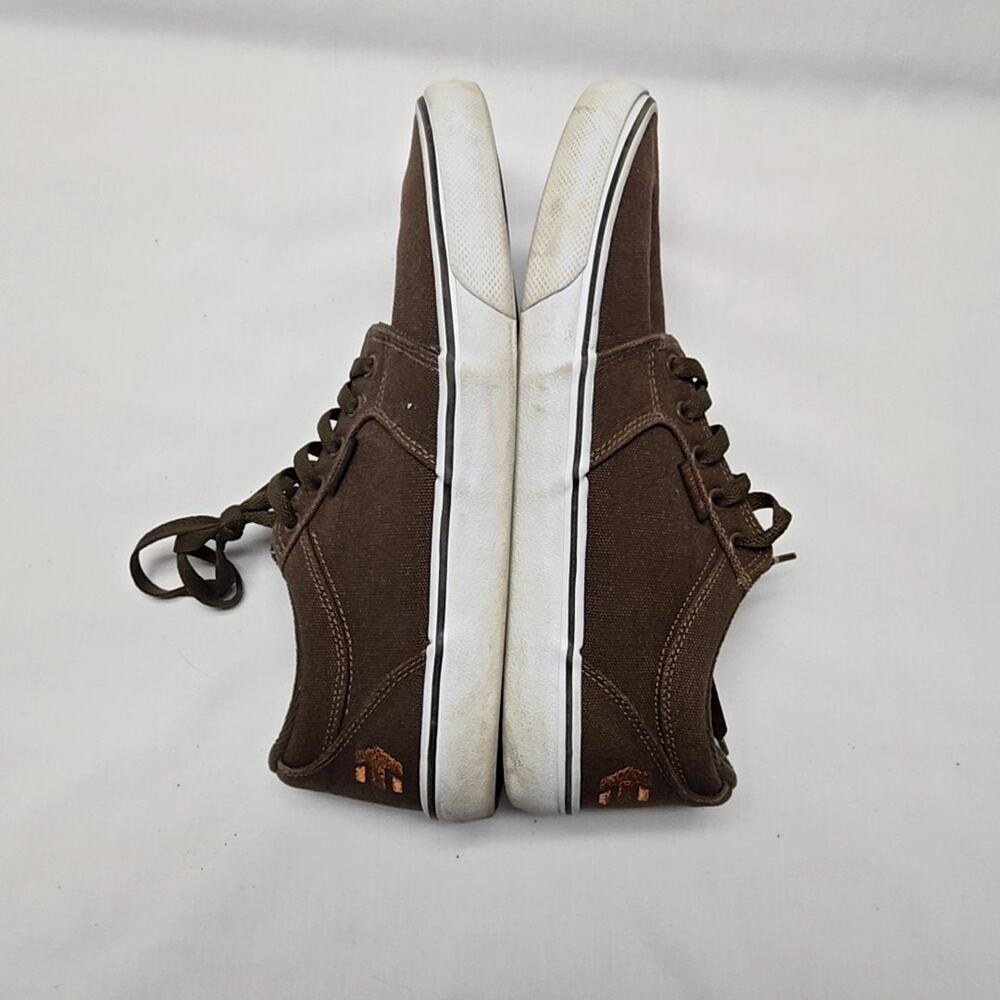 Etnies Skater Shoes Brown Canvas Low Top Sneakers Men's Size 9